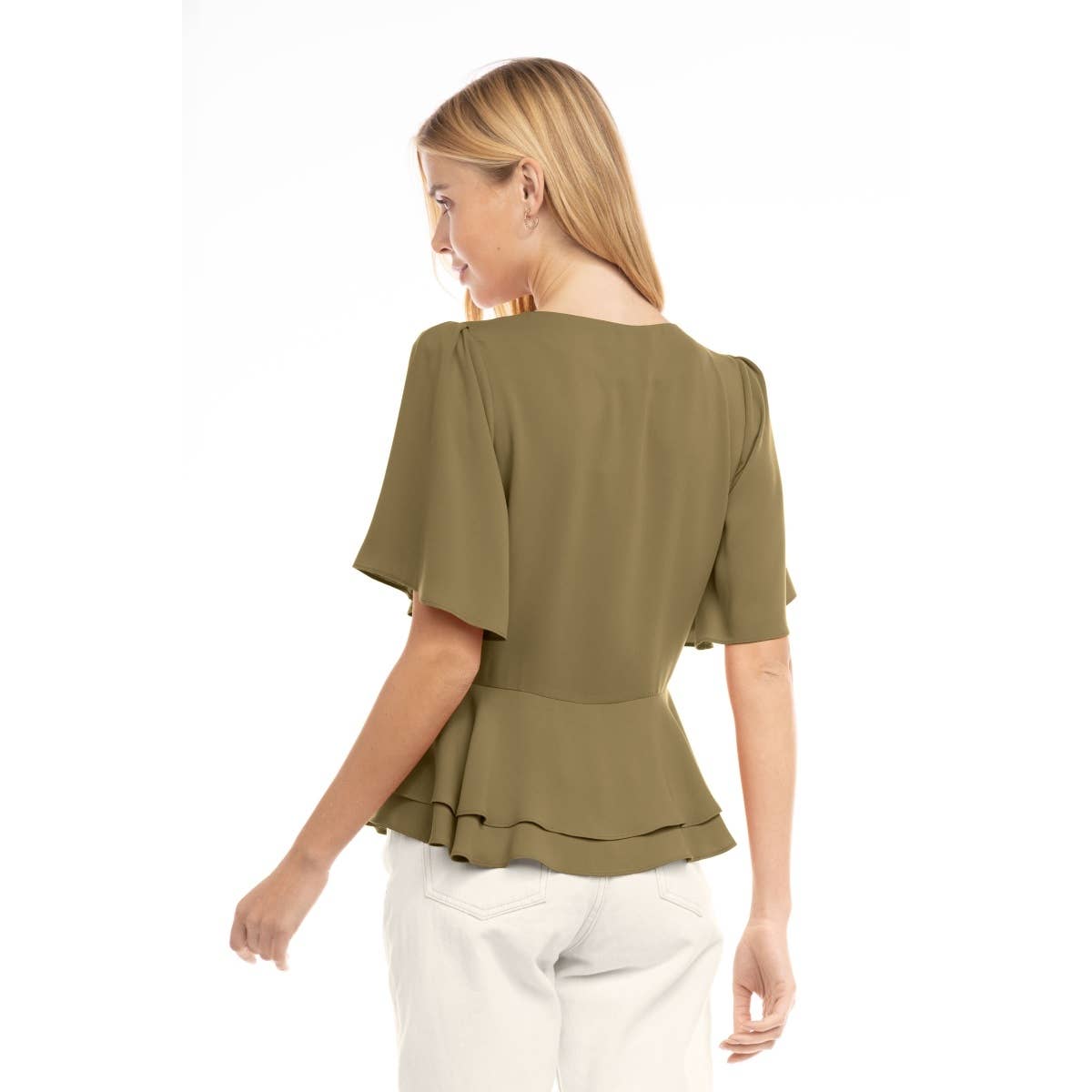 Short Sleeve Tux- Top Shirt Jacket